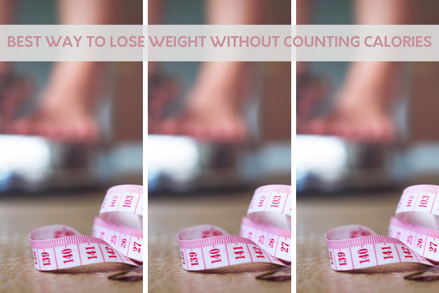 BEST WAY TO LOSE WEIGHT WITHOUT COUNTING CALORIES