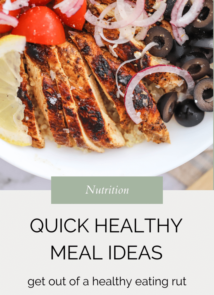 quick healthy meal ideas