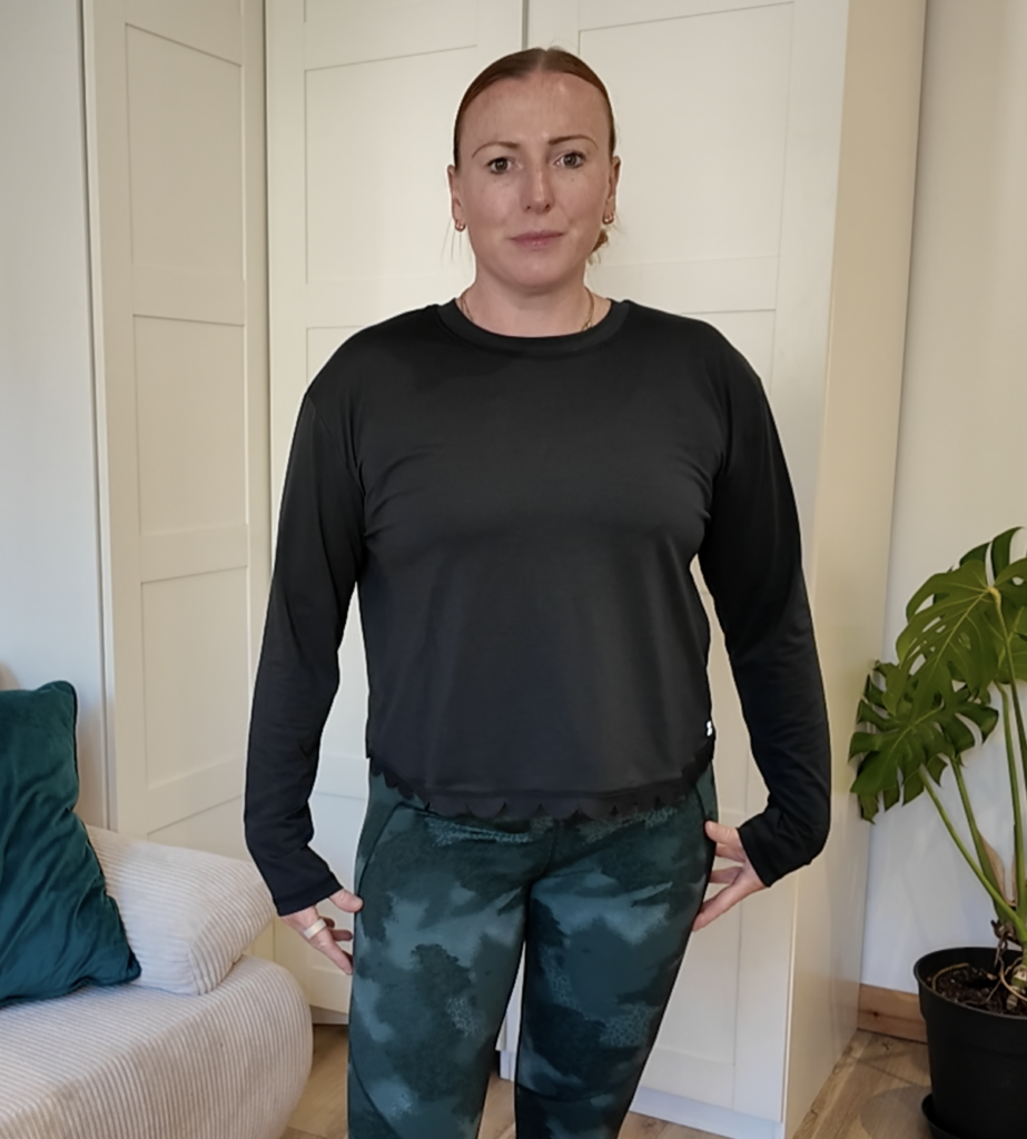 Scallop Long Sleeve Top review 2