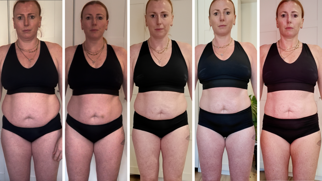 mounjaro month 4 results before and after front