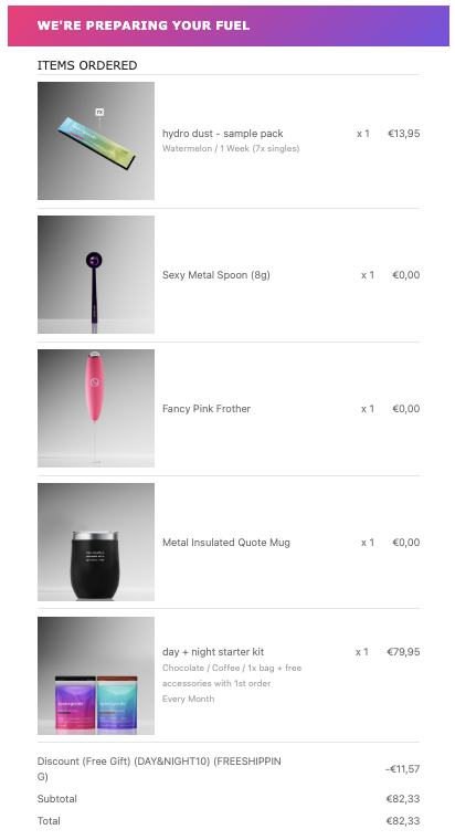 spacegoods review purchase reciept spacegoods review purchase reciept