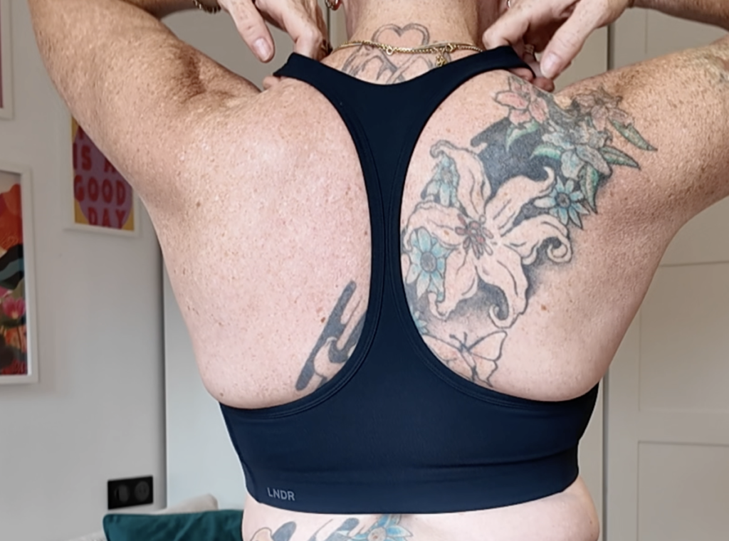 LNDR Femme Fatal Sports Bra reviews back LNDR Femme Fatal Sports Bra reviews back